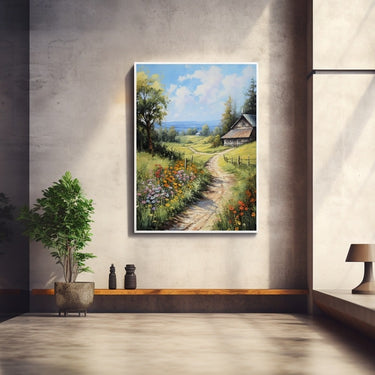Tableau Peinture Campagne